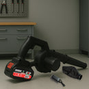 Multi-Purpose Home and Garden Air Blower Kit with Collection Bag for Easy Cleaning
