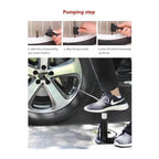 488 Mini Foot Pump Inflator For Bike And Car - 9XShoppy