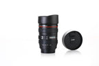 Camera Lens Shaped Coffee Mug Flask With Lid - 9XShoppy