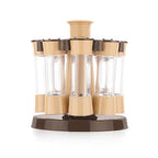360 Revolving Spice Rack For Kitchen And Dining Table 8 Spice Jars - 9XShoppy