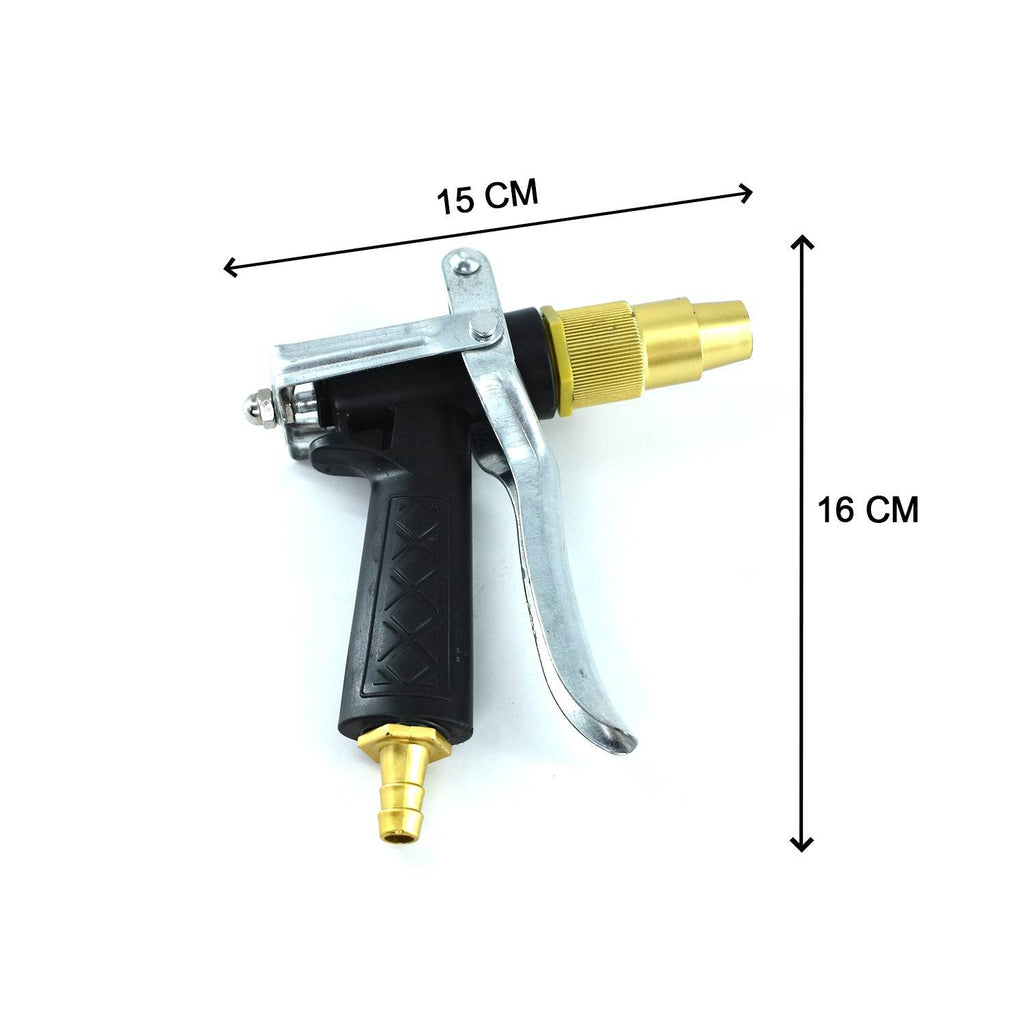 Durable Gold Plated Metal Trigger Hose Nozzle Water Lever Spray - 9XShoppy