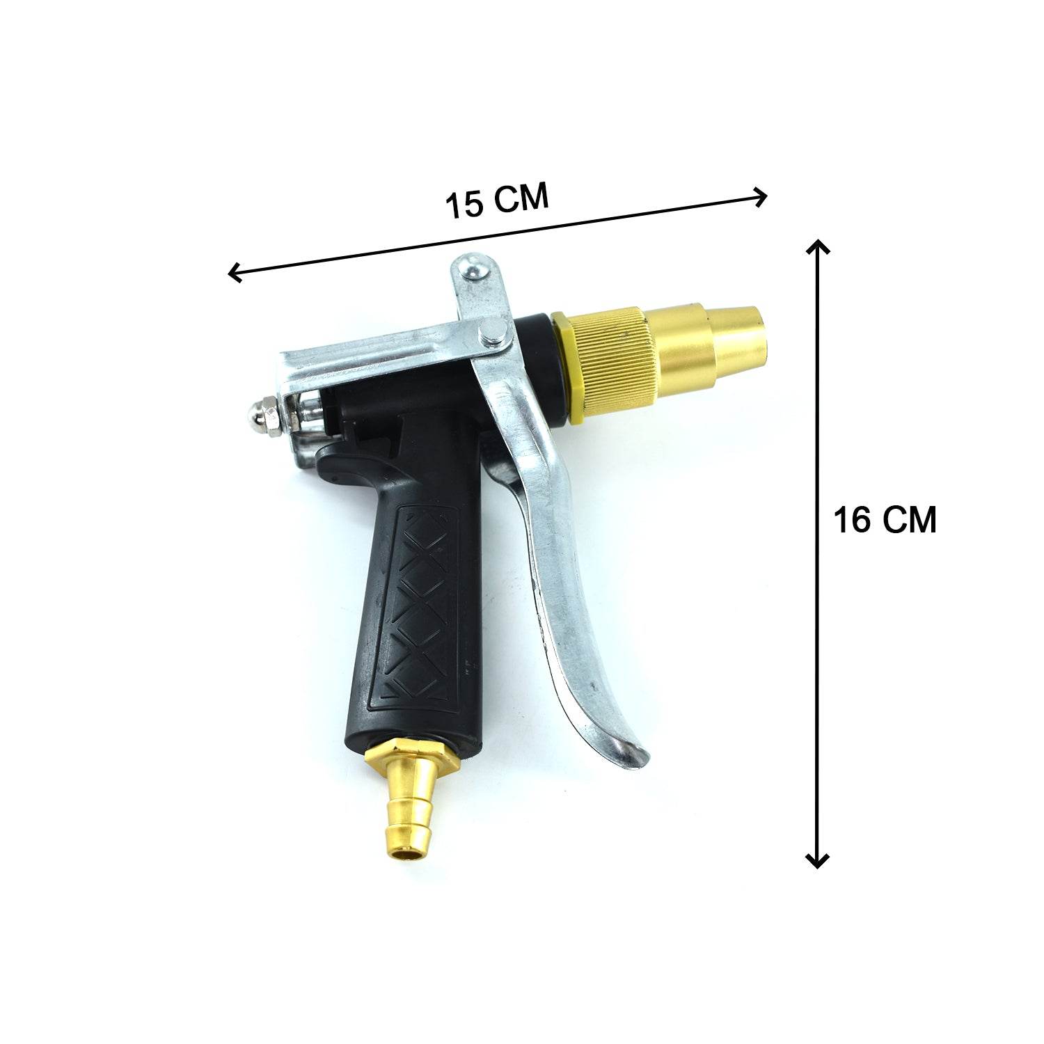 Durable Gold Plated Metal Trigger Hose Nozzle Water Lever Spray - 9XShoppy