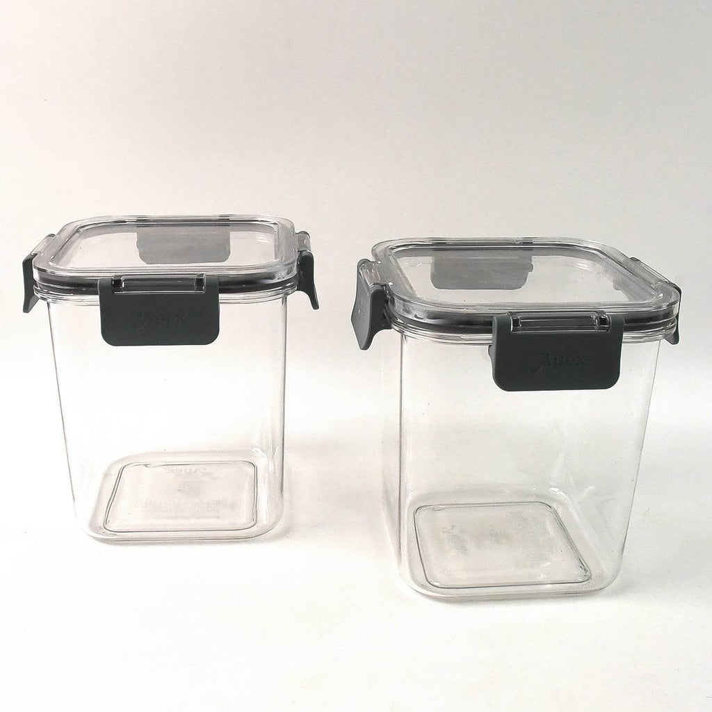 Apex Press N Lock Airtight Food Storage Container Set (2pc900ml) Approx - 9XShoppy