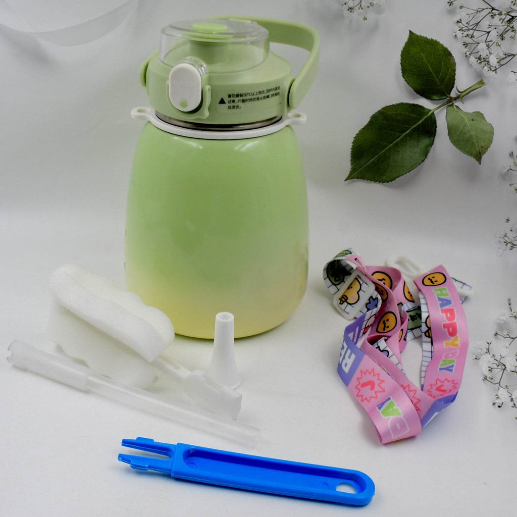 Stainless Steel Mug Bottle Vacuum Insulated Cup With Handle (1200 Ml) - 9XShoppy