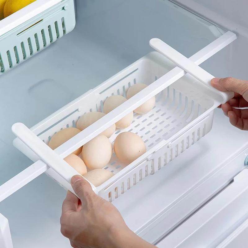Adjustable Fridge Storage Basket Fridge Racks - 9XShoppy