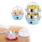 Multi-function 2 Layer 14 Egg Cooker Boilers Steamer - 9XShoppy