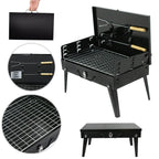 Stainless Steel Briefcase Style Barbecue Grill Toaster - 9XShoppy