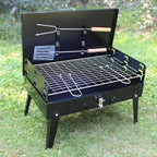 Stainless Steel Briefcase Style Barbecue Grill Toaster - 9XShoppy