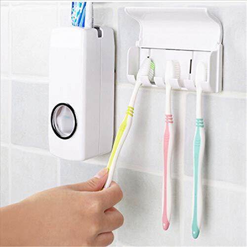 Toothpaste Dispenser Tooth Brush Holder - 9XShoppy