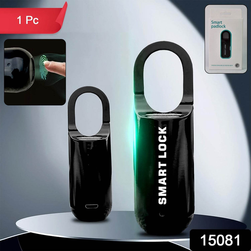 Small Usb Rechargeable Smart Fingerprint Padlock For Locker - 9XShoppy