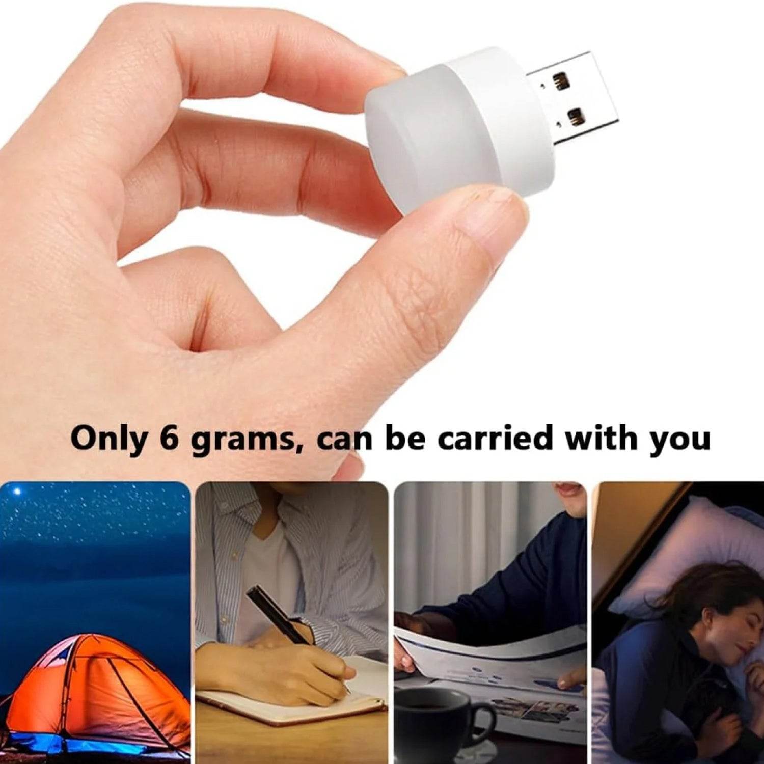 Usb Led Lamp Night Light Mini Portable For Pc And Laptop (5 Pcs Mix Color) - 9XShoppy