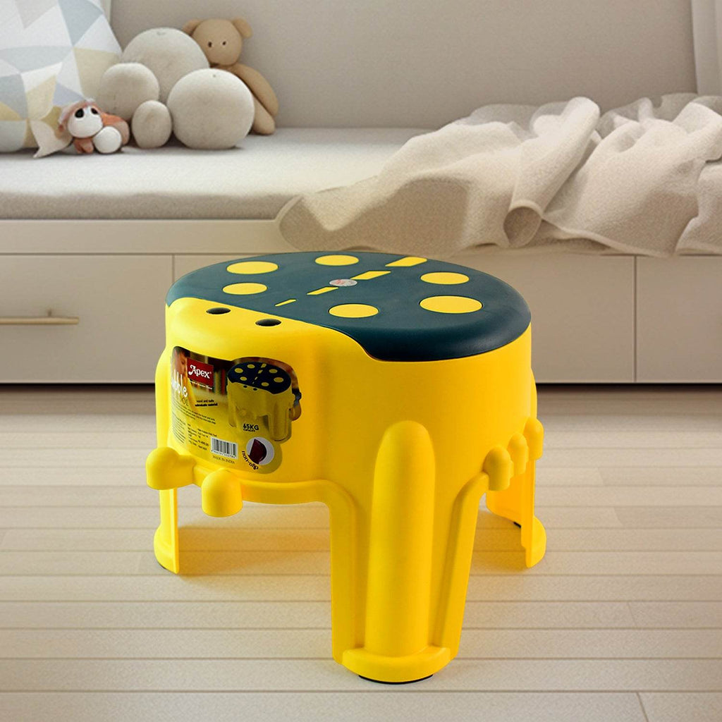 Apex Bubble Kids Stool Durable Plastic Step Stool For Kids (1 Pc) - 9XShoppy
