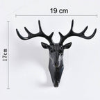 Deer Head Self Adhesive Wall Door Hook Hanger - 9XShoppy