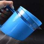 Transparent Stylish Premium Jug With Elegant Handle (2000 Ml Jug Approx 4 Pcs Plastic Glass) - 9XShoppy