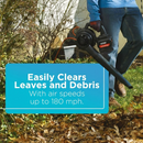 Multi-Purpose Home and Garden Air Blower Kit with Collection Bag for Easy Cleaning