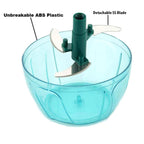 Handy Mini Plastic Vegetable Chopper Cutter Onion Chopper Vegetables For Kitchen Accessories With 3 Blades - 9XShoppy