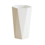 Modern Geometric Hexagon Plastic Flower Vase (1 Pc) - 9XShoppy