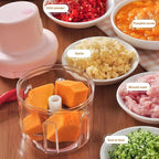 7027 Electric Fruit Vegetable Onion Garlic Cutter Food Speedy Chopper - 9XShoppy