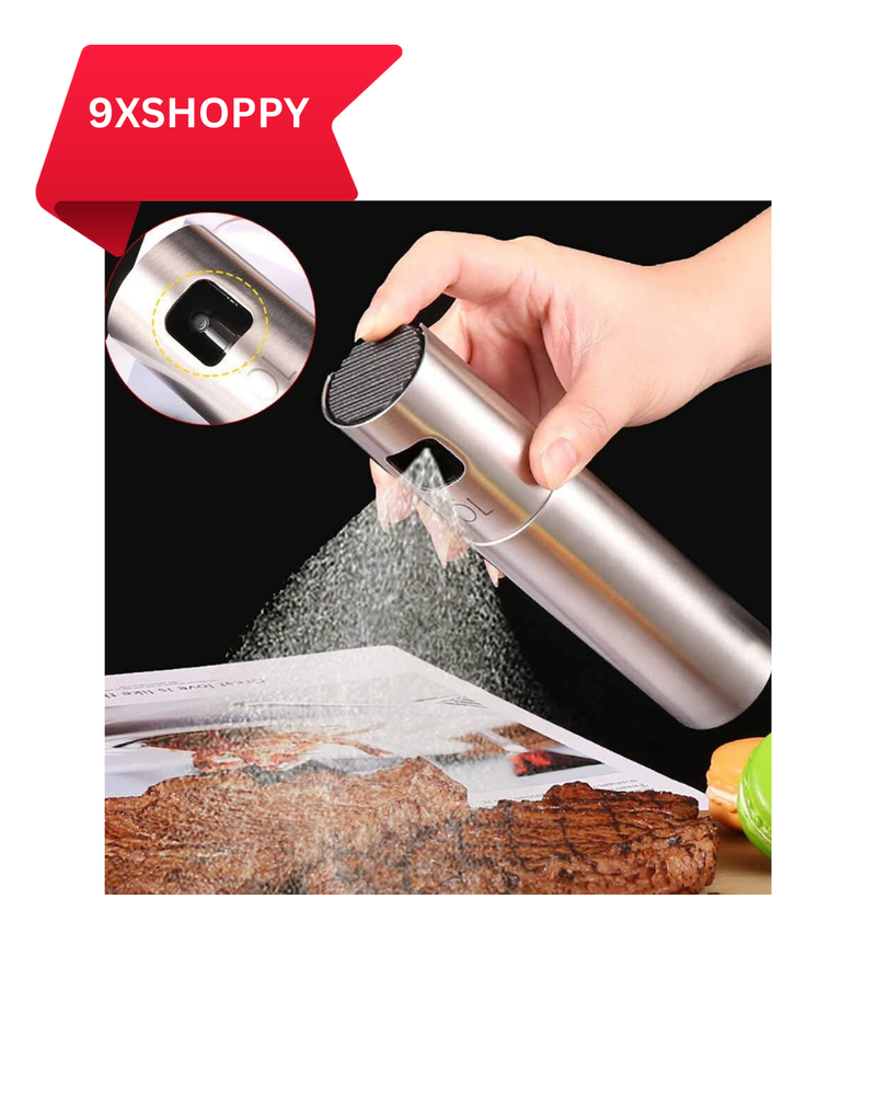 Oil Spray Bottle For Dosa  Food Grade Stainless Steel Glass Oil Spray Bottle (100 Ml)