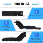 Men's Beard & Hair Curling Straightener – Modelling Comb - 9XShoppy