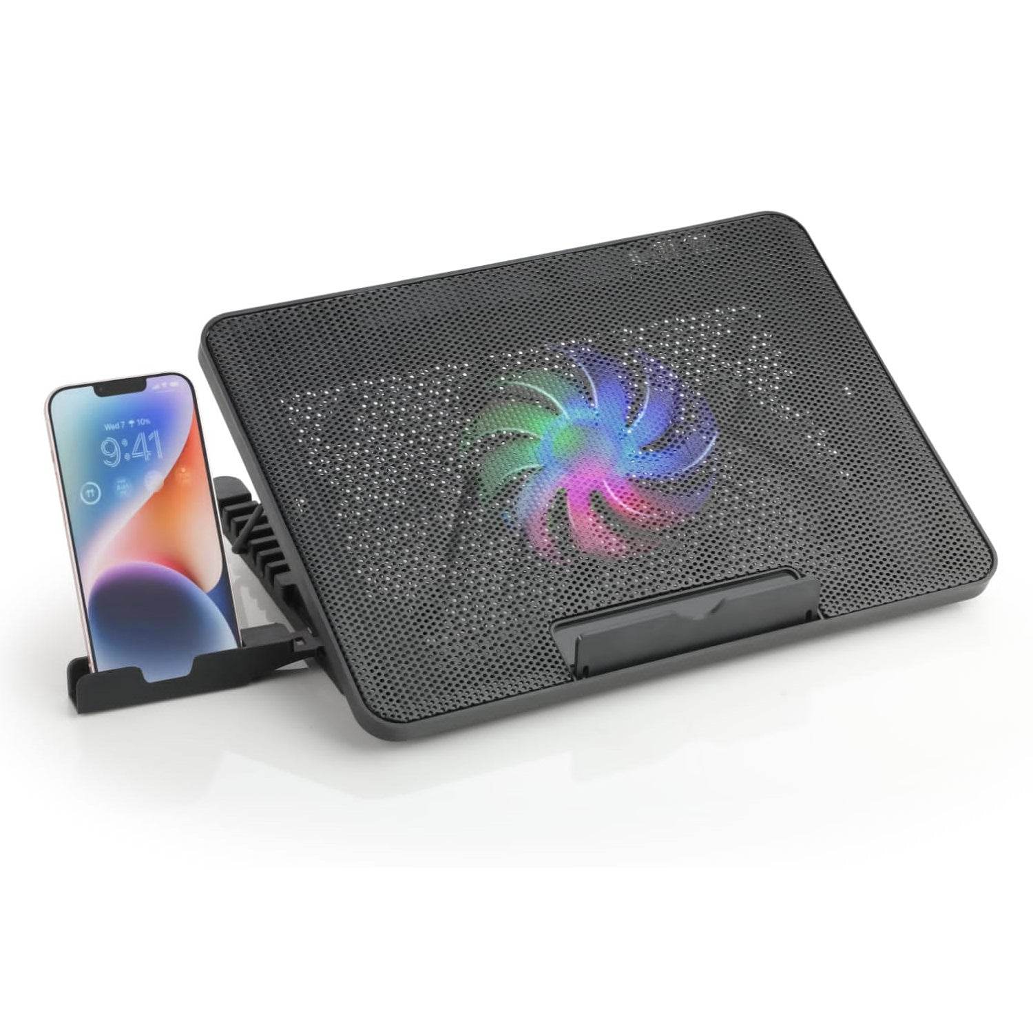 Laptop Cooler Cooling Pad With 2 Quiet Led Fans - 9XShoppy