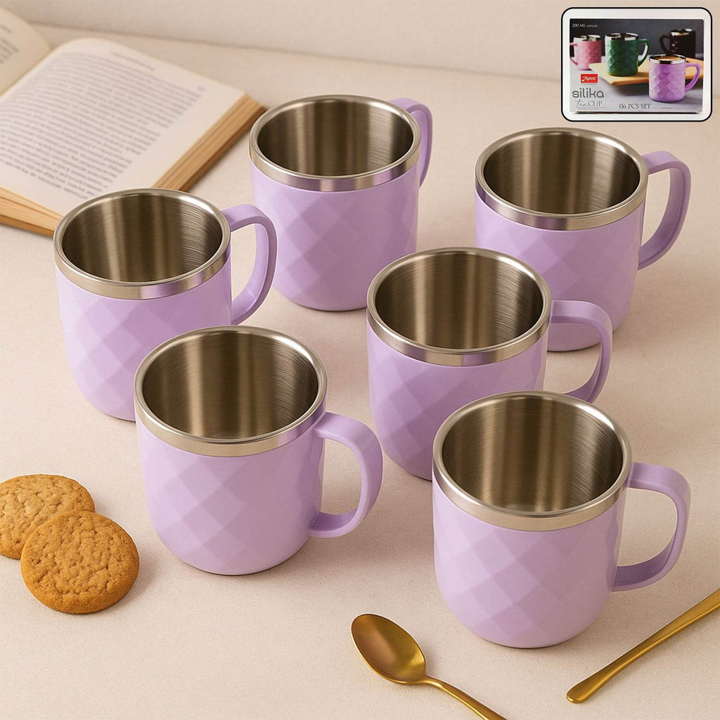 Apex Silika Approx 200 Ml Tea Cup (6 Pc) - 9XShoppy