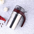 8126 Oil Dispenser Stainless Steel With Small Nozzle 500ml Oil Container. - 9XShoppy