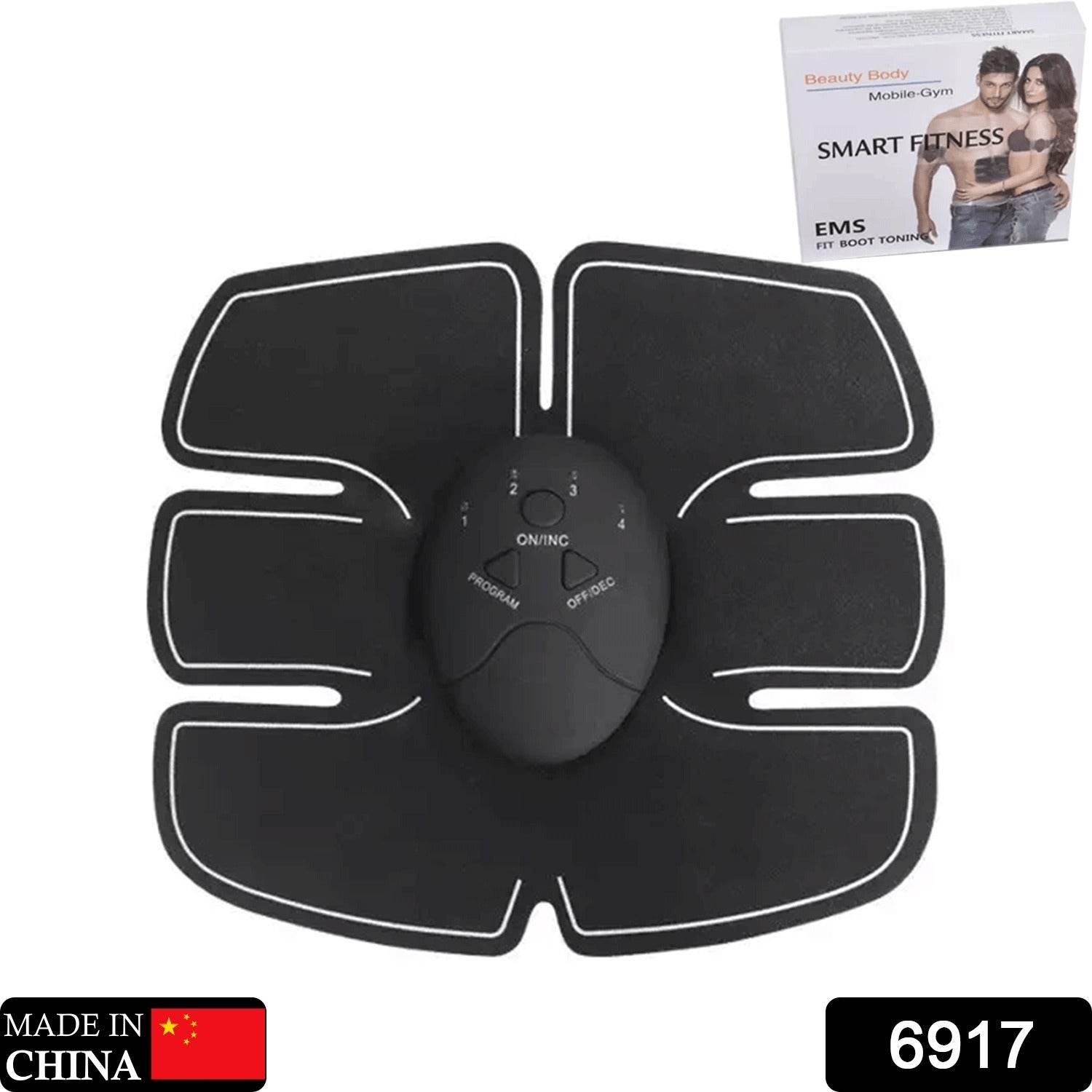 6917 6 Pack Abs Stimulator Wireless Abdominal And Muscle Exerciser Training Device Body Massager6 Pack Abs Stimulator Charging Batterymart Fitness Abs Makerexerciser Training Device - 9XShoppy