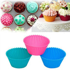 Silicone Cupcake Shaped Baking Molds - 9XShoppy