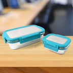 Apex Jerry Lunch Box Premium Stainless Steel Food Container (2 Pc 700+200 Ml Approx) - 9XShoppy