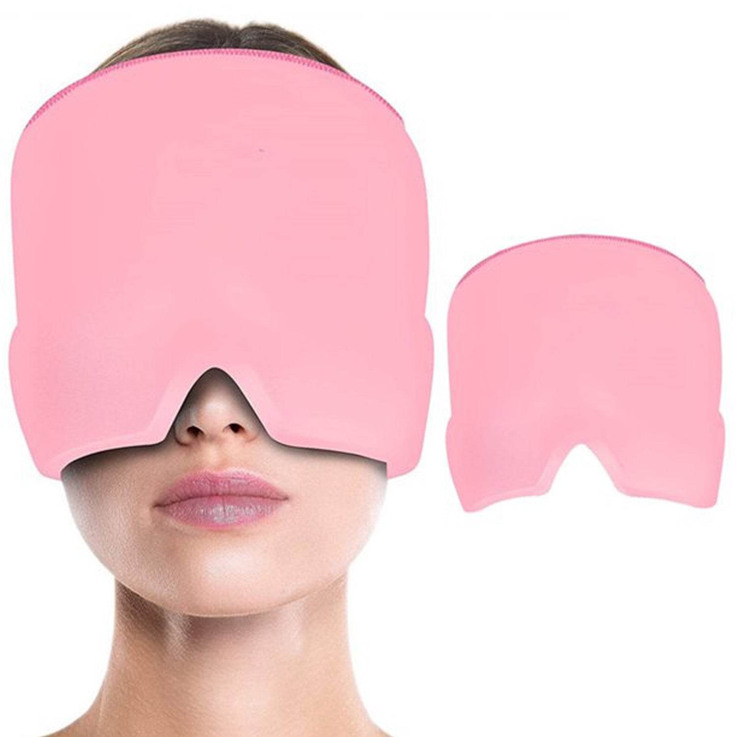Headache Relief Hat Migraine Cap Wearable Migraine Mask Ice Head Wrap - 9XShoppy