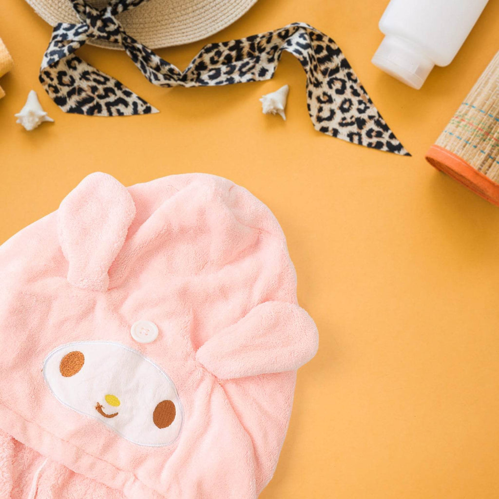 Soft Microfiber Hair Drying Towel Wrap (1 Pc Mix Design) - 9XShoppy