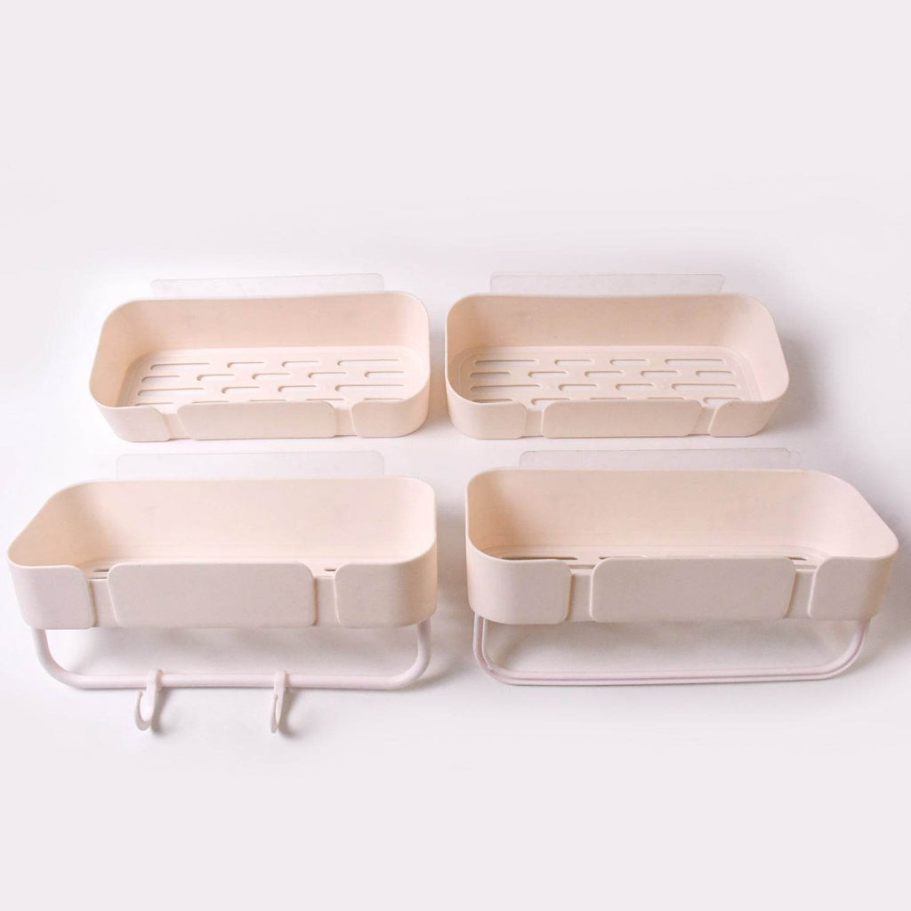 Multipurpose Kitchen Bathroom Wall Corner Shelf Rack (4 Pcs Set) - 9XShoppy