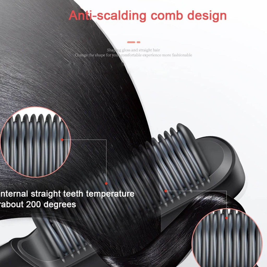 6168 Hqt-909b Hair Straightener Used While Massaging Hair Scalps And Head. - 9XShoppy
