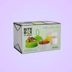 5924a 3 Layer Lunch Box Unique Design Bite Lunch Box With Liquid Food Container Lunch Box (Green) - 9XShoppy