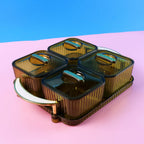 Luxury Delight 4-piece Dryfruit Storage Box (1 Set) - 9XShoppy