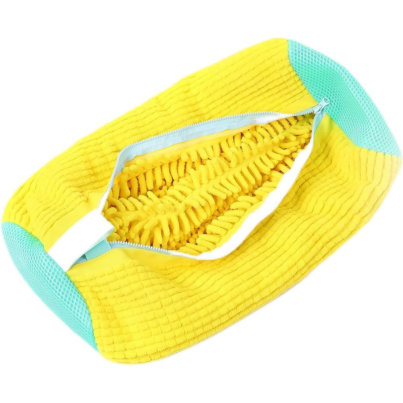 Shoe Cleaning Mop Cover With Microfiber Chenille Lining  Zipper (1 Pc)