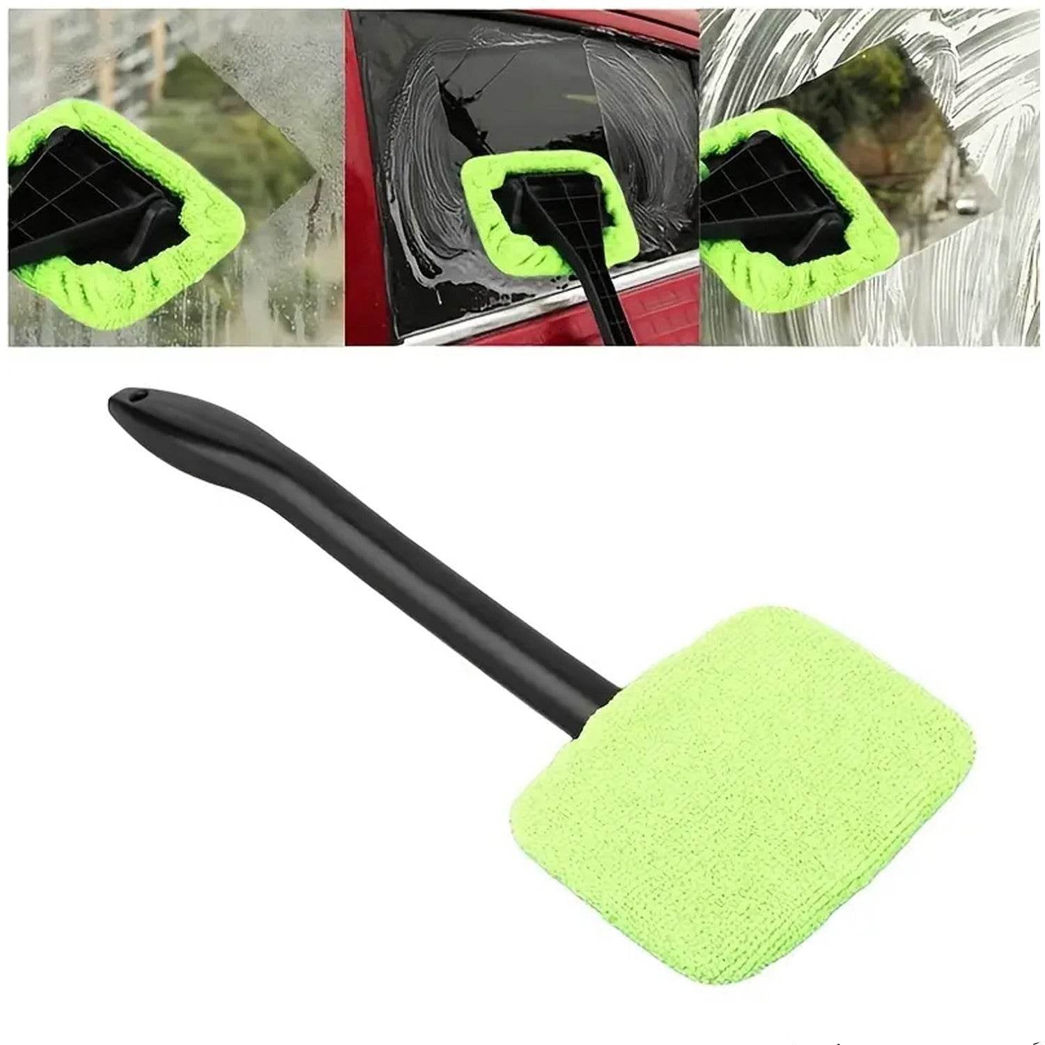 Windshield Clean Car Glass Cleaner Wiper With Microfiber Cloth (1 Pc 38 Cm Long) - 9XShoppy