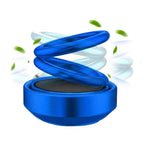 6319 Solar Power Car Aroma Diffuser 360double Ring Rotating Design Car Fragrance Diffuser Car Perfume Air Freshener For Dashboard Home Office - 9XShoppy