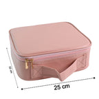 Pink Premium Led Light Makeup Organizer Box (1 Pc) - 9XShoppy