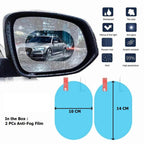 7552 Anti Fog Anti Scratch Interior Rearview Car Mirror Film Waterproof Hd Clear Protective Sticker Film For Safe Driving Car Mirrors Side Windows - 9XShoppy