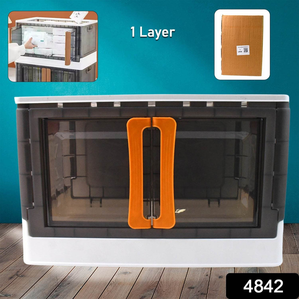 Plastic Folding Wardrobe Storage Organizer (1 Layer 1 Pc) - 9XShoppy