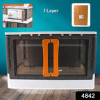 Plastic Folding Wardrobe Storage Organizer (1 Layer 1 Pc) - 9XShoppy