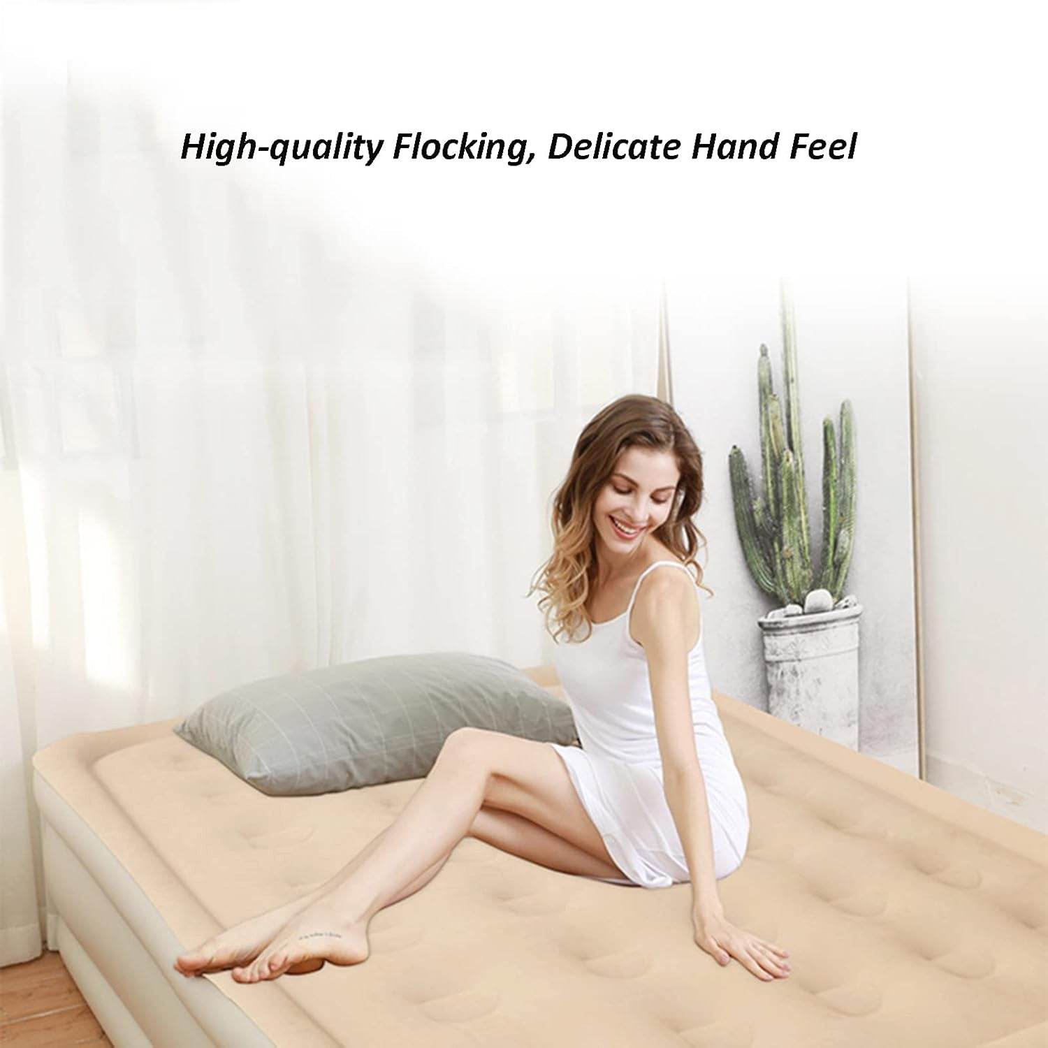 Portable Inflatable Bed Folding Lazy Bed (190x100x40 Cm 1 Pc) - 9XShoppy
