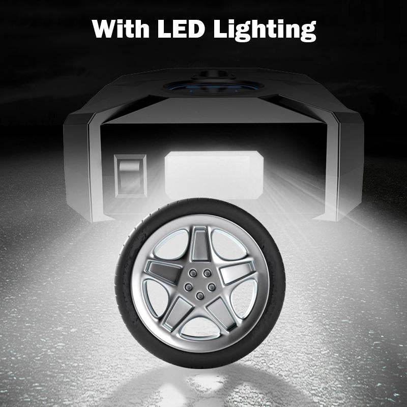 Digital Car Tyre Inflator Portable Air Compressor Pump - 9XShoppy