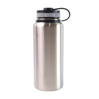 Silver Stainless Steel Double Wall Vacuum-insulated Drink Water Bottle (1000 Ml) - 9XShoppy