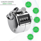 4 Digits Hand Held Tally Counter Numbers Clicker - 9XShoppy