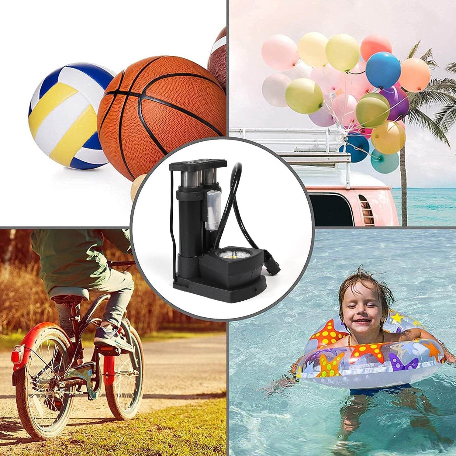 Portable Mini Bike Pump cycle Pump - 9XShoppy