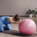 9091 Anti Burst 65 Cm Exercise Ball With Inflation Pump Non-slip Gym Ball For Yoga Pilates Core Training Exercises At Home And Gym- Suitable For Men And Women - 9XShoppy