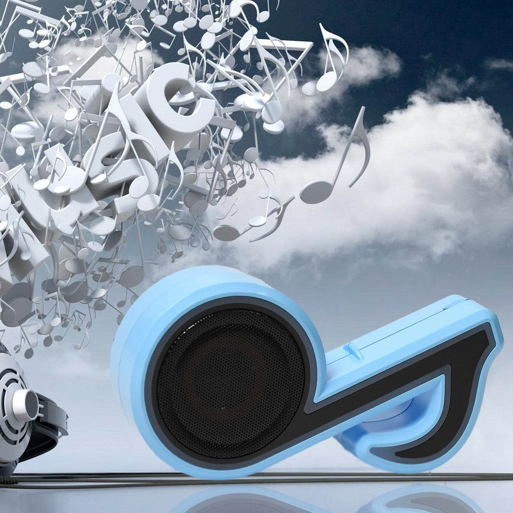 6068 Mini Portable Music Note Shape Speaker Subwoofer Colorful Musical Note Led Lighting Sound For Creatives Gift Computer Phone Sound Equipment - 9XShoppy